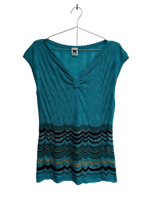 M Missoni blue chevron top