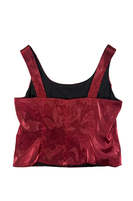 L 90s lava crop top