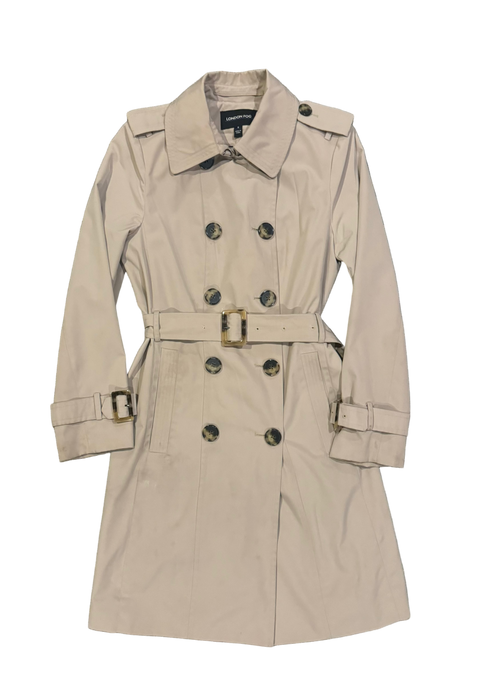 S 90s London Fog classic trench