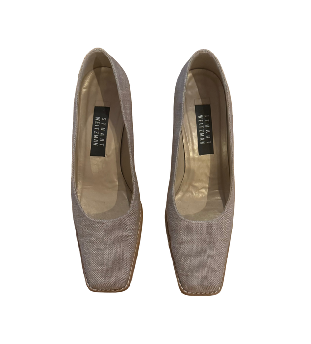 7/7.7 90s Stuart Weitzman neutral heels