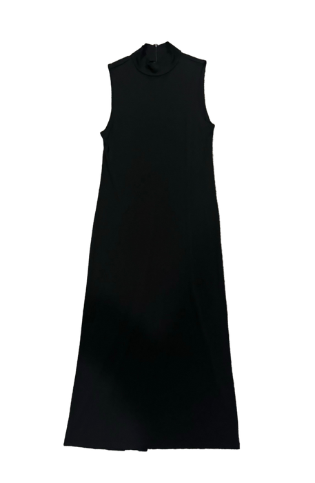 L 90s mockneck maxi dress