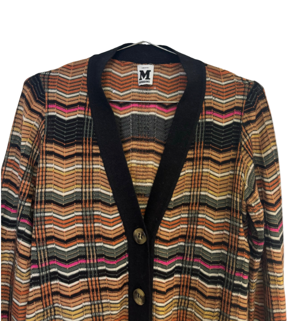 M vintage chevron cardigan