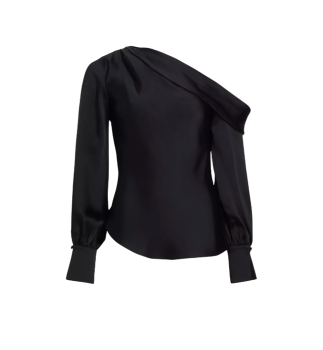 M Jonathan Simkhai Black Slinky Blouse