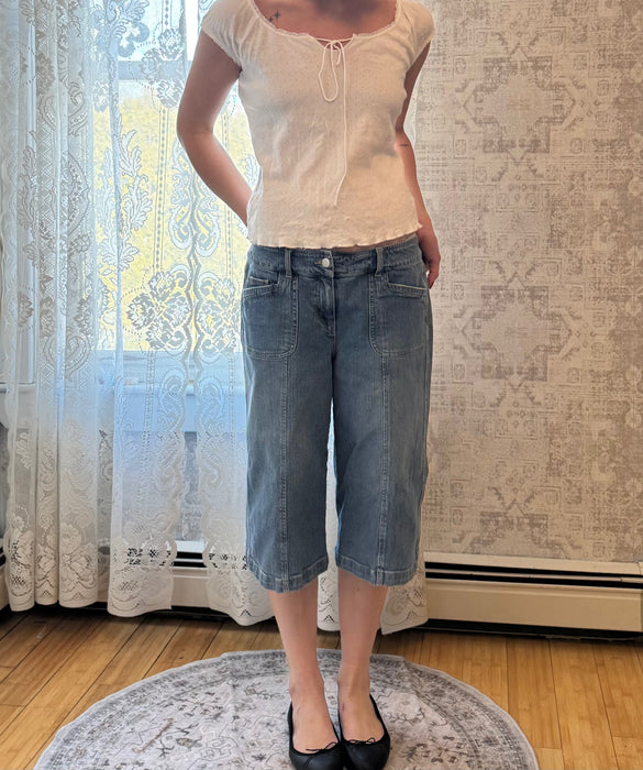4/6 y2k denim shorts