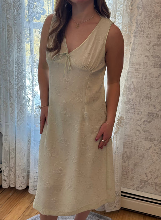 M vintage mint midi dress
