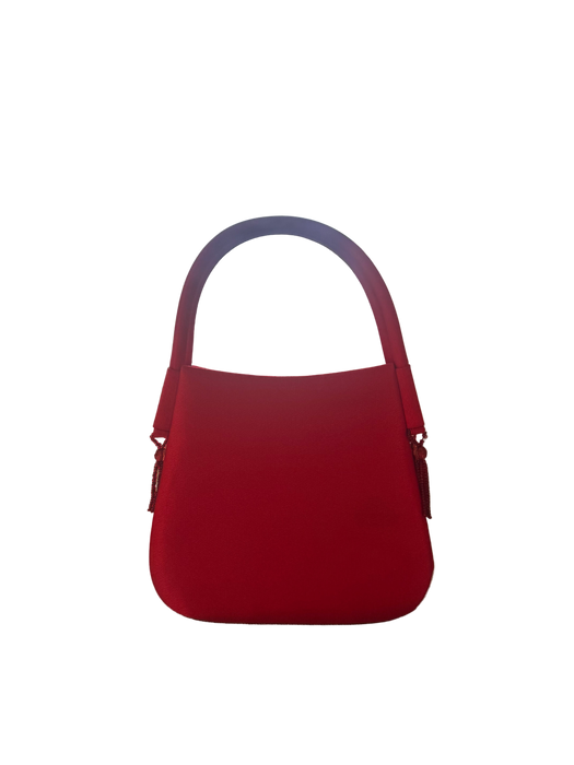 vintage red mini bag w/ beading