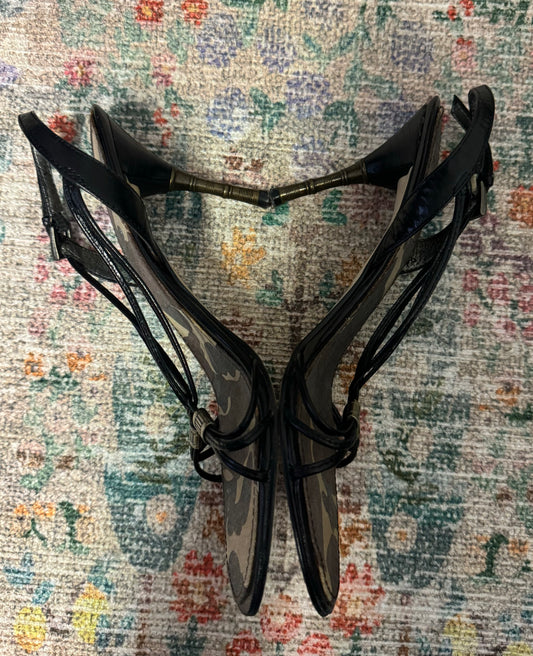 6 y2k bamboo heels