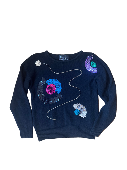 S/M vintage sequin sweater