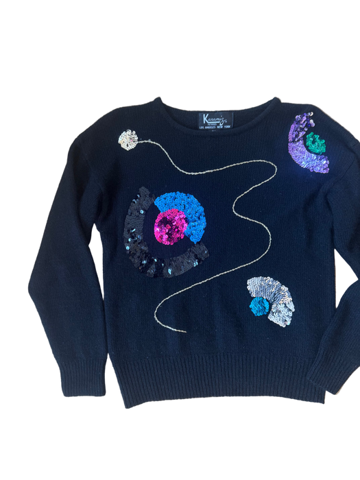 S/M vintage sequin sweater