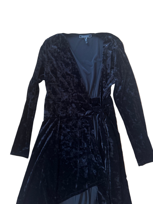 M/L y2k crushed velvet robe