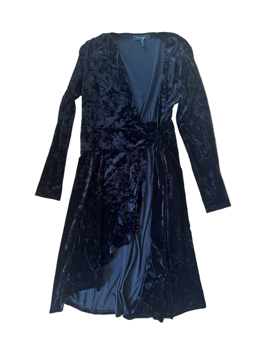 M/L y2k crushed velvet robe