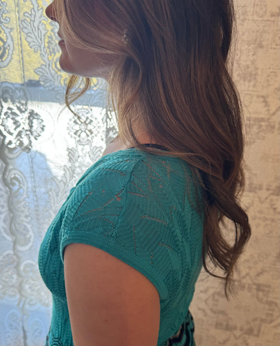 M Missoni blue chevron top
