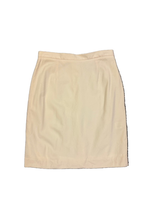 XS 90s cream wool skirt