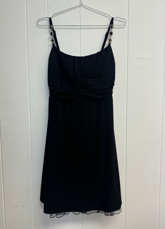 M/L y2k flirty black dress-AS IS