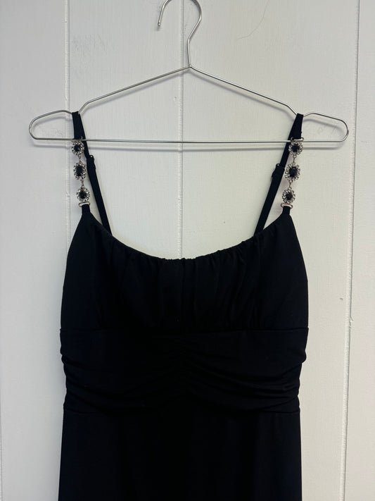 M/L y2k flirty black dress-AS IS
