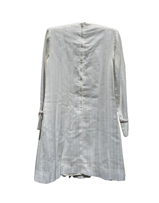 S vintage 60s embroidered dress