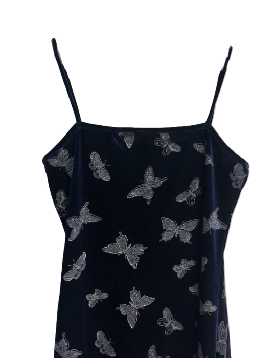S y2k butterfly mini dress